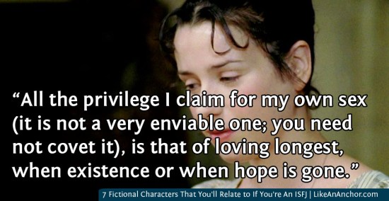 7 Fictional Characters That You'll Relate to If You're An ISFJ | LikeAnAnchor.com