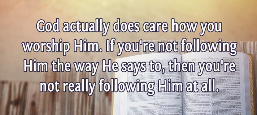 Am I Blending My Worship of God With Things That Don’t Honor Him?