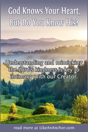 God Knows Your Heart, But Do You Know His? | LikeAnAnchor.com