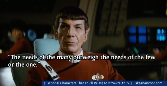 7 Fictional Characters That You'll Relate to If You're An ISTJ | LikeAnAnchor.com