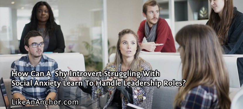 How Can A Shy Introvert Struggling With Social Anxiety Learn To Handle Leadership&nbsp;Roles?