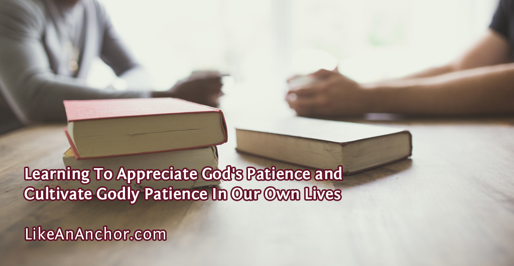 Learning To Appreciate God's Patience and Cultivate Godly Patience In Our Own Lives | LikeAnAnchor.com