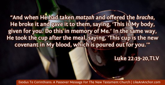 Exodus To Corinthians: A Passover Message For The New Testament Church | LikeAnAnchor.com