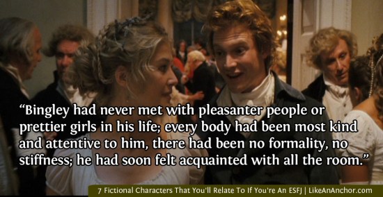 7 Fictional Characters That You'll Relate To If You're An ESFJ | LikeAnAnchor.com