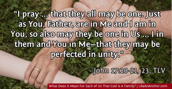What Does It Mean For Each of Us That God Is A Family? | LikeAnAnchor.com