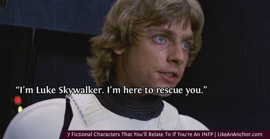 7 Fictional Characters That You'll Relate To If You're An INFP | LikeAnAnchor.com