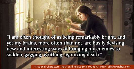 7 Fictional Characters That You'll Relate To If You're An INTP | LikeAnAnchor.com