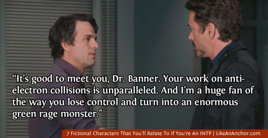 7 Fictional Characters That You'll Relate To If You're An INTP | LikeAnAnchor.com