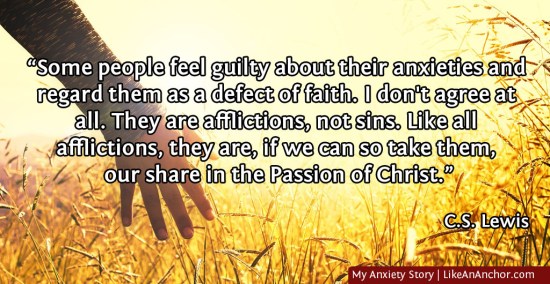 My Anxiety Story | LikeAnAnchor.com