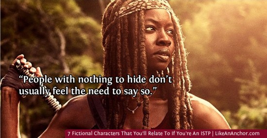 7 Fictional Characters That You'll Relate To If You're An ISTP | LikeAnAnchor.com