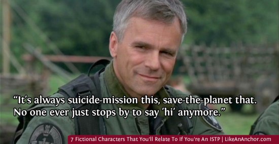 7 Fictional Characters That You'll Relate To If You're An ISTP | LikeAnAnchor.com