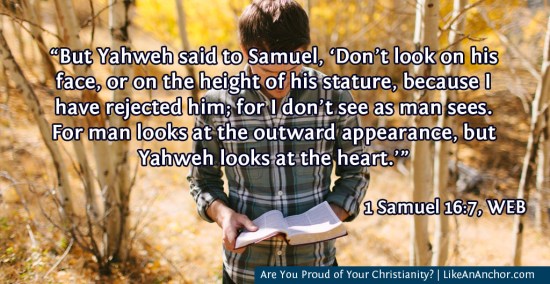 Are You Proud of Your Christianity? | LikeAnAnchor.com