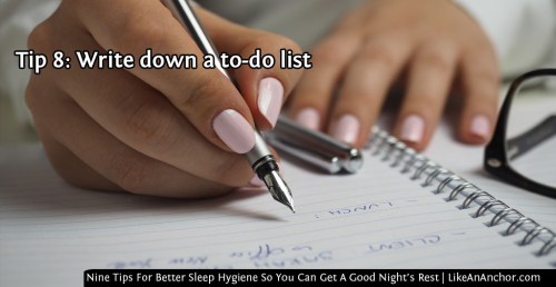 Nine Tips For Better Sleep Hygiene So You Can Get A Good Night’s Rest | LikeAnAnchor.com