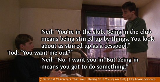 7 Fictional Characters That You'll Relate To If You're An ENFJ | LikeAnAnchor.com