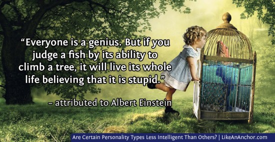 Are Certain Personality Types Less Intelligent Than Others? | LikeAnAnchor.com