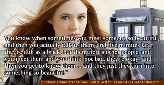 7 Fictional Characters That You'll Relate To If You're An ESFP | LikeAnAnchor.com