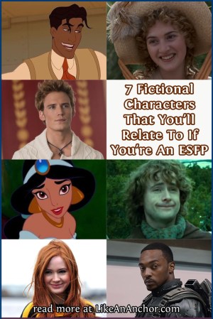 7 Fictional Characters That You'll Relate To If You're An ESFP | LikeAnAnchor.com