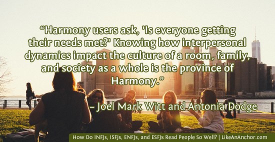 How Do INFJs, ISFJs, ENFJs, and ESFJs Read People So Well? | LikeAnAnchor.com