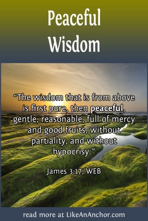 Peaceful Wisdom | LikeAnAnchor.com