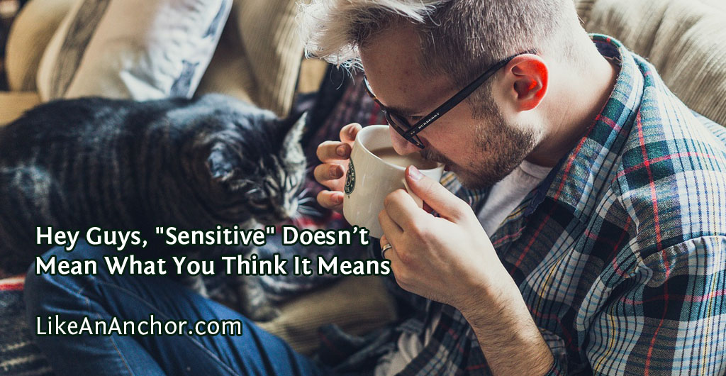 Hey Guys, "Sensitive" Doesn’t Mean What You Think It Means | LikeAnAnchor.com