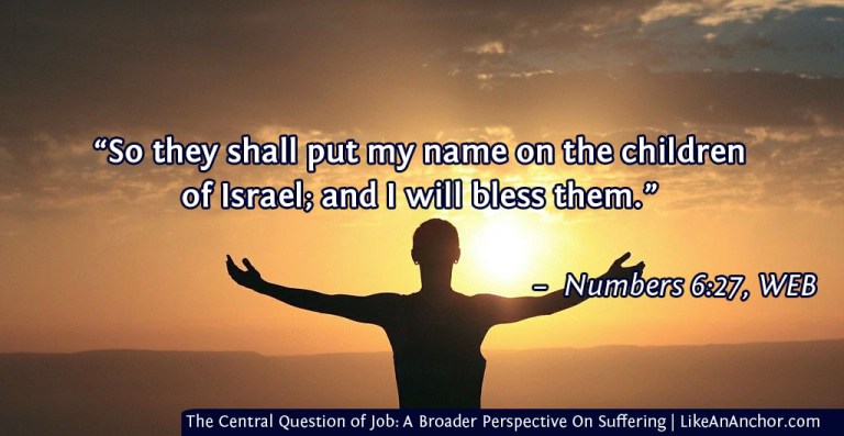 The Central Question of Job: A Broader Perspective On Suffering | LikeAnAnchor.com