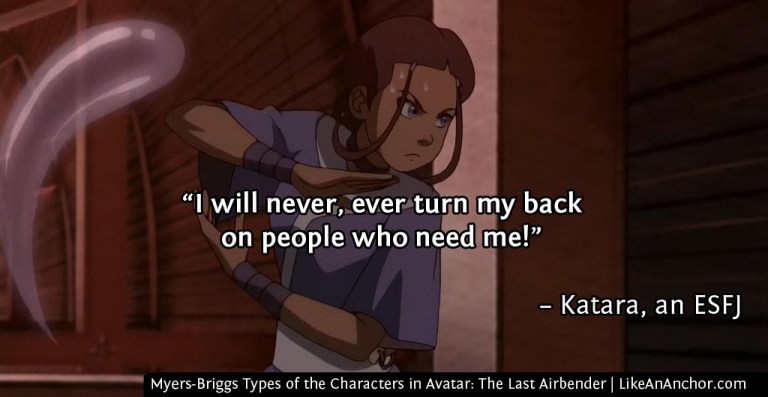 Myers-Briggs Types of the Characters in Avatar: The Last Airbender | LikeAnAnchor.com