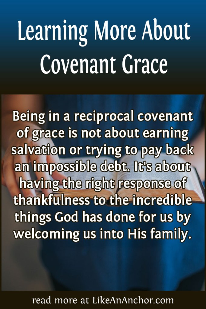 Learning More About Covenant Grace | LikeAnAnchor.com