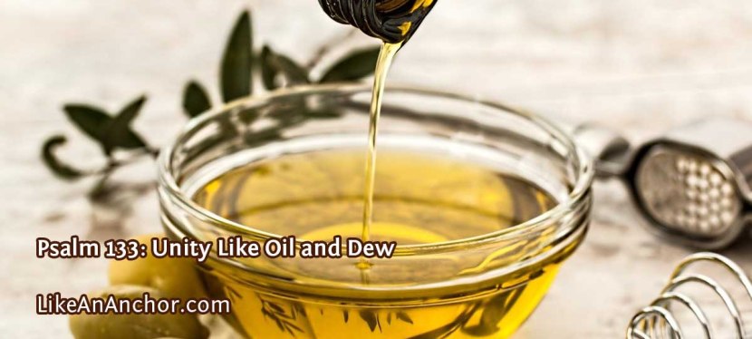 Psalm 133: Unity Like Oil and&nbsp;Dew