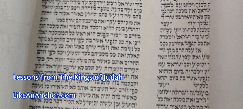 Lessons from The Kings of&nbsp;Judah