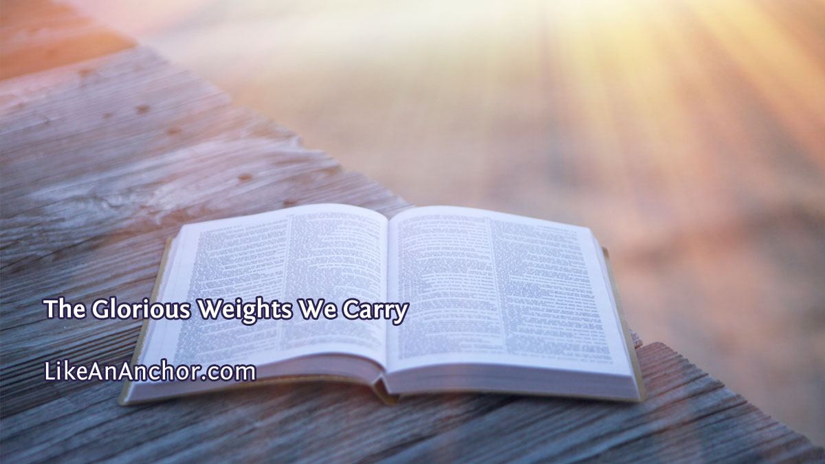 The Weights We Carry in Our Bags