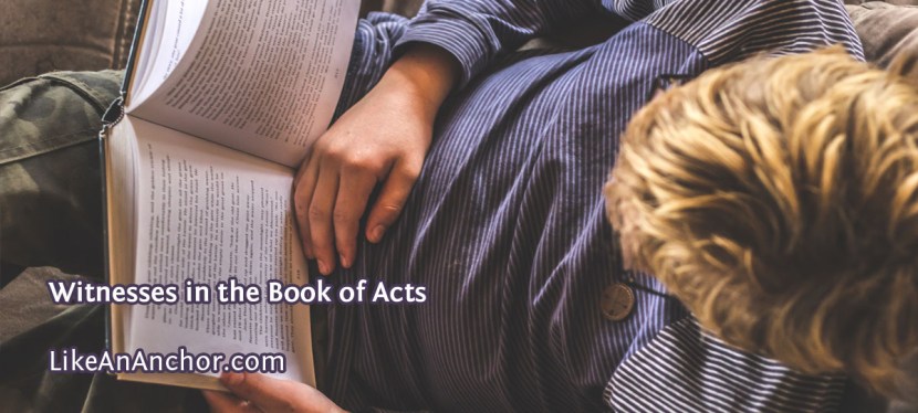 Witnesses in the Book of Acts