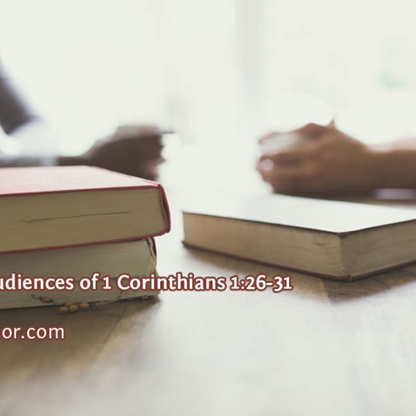 The Two Audiences of 1 Corinthians&nbsp;1:26-31