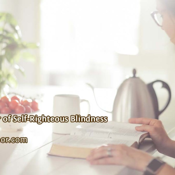 The Danger of Self-Righteous&nbsp;Blindness
